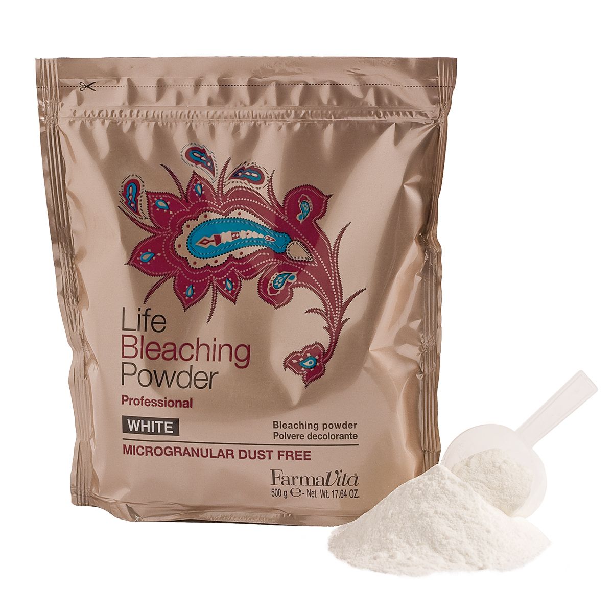 Farmavita life bleaching powder dust-free white 500g