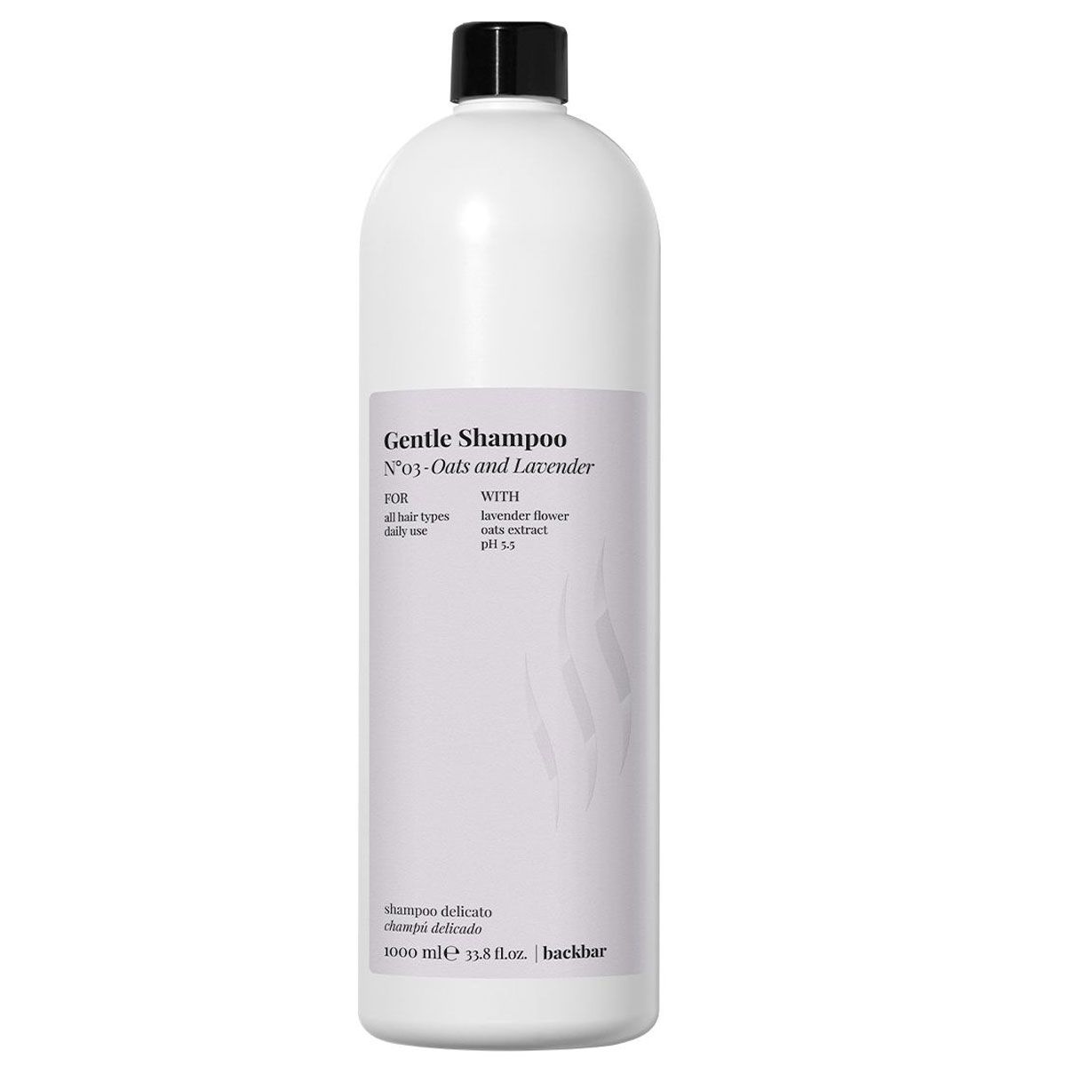 Farmavita backbar gentle shampoo n°03 oats and lavender 1000ml