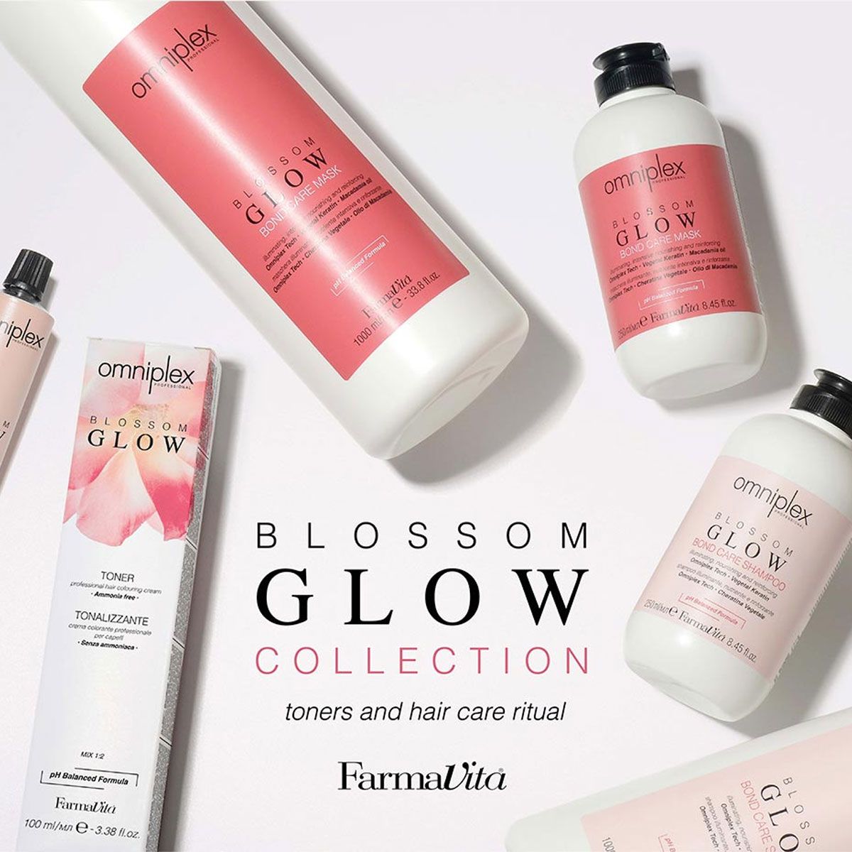 Farmavita omniplex blossom glow bond care mask 1000ml