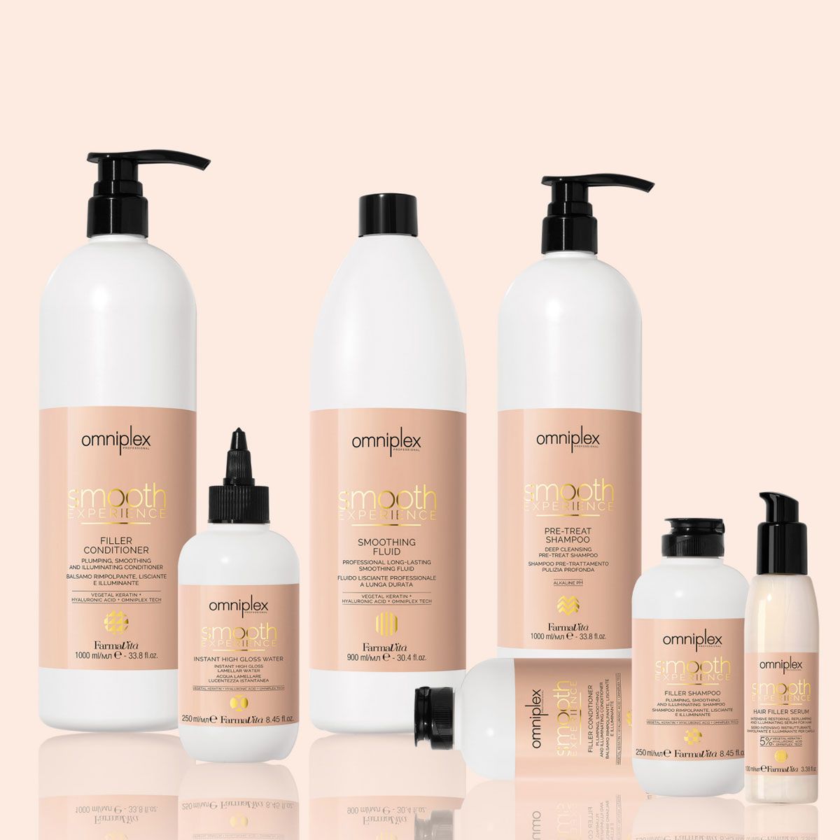Farmavita omniplex smooth experience filler shampoo 250ml