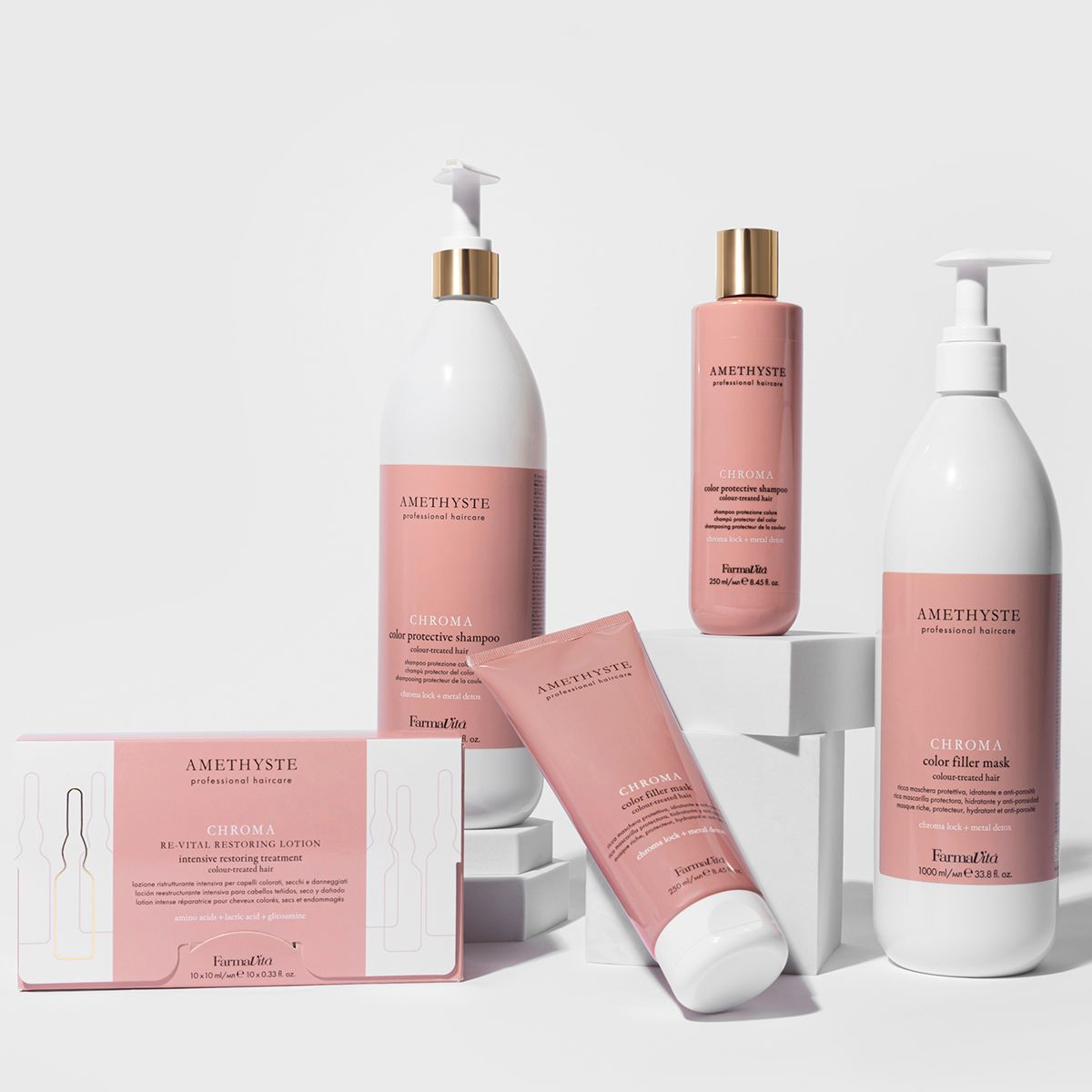 Farmavita maschera riempitiva color ametista chroma 1000ml