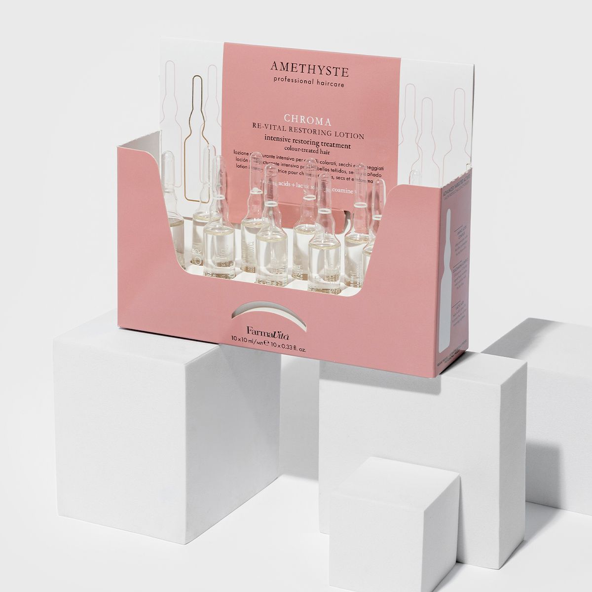 Farmavita amethyst chroma re-vital regenerační mléko 10x10ml