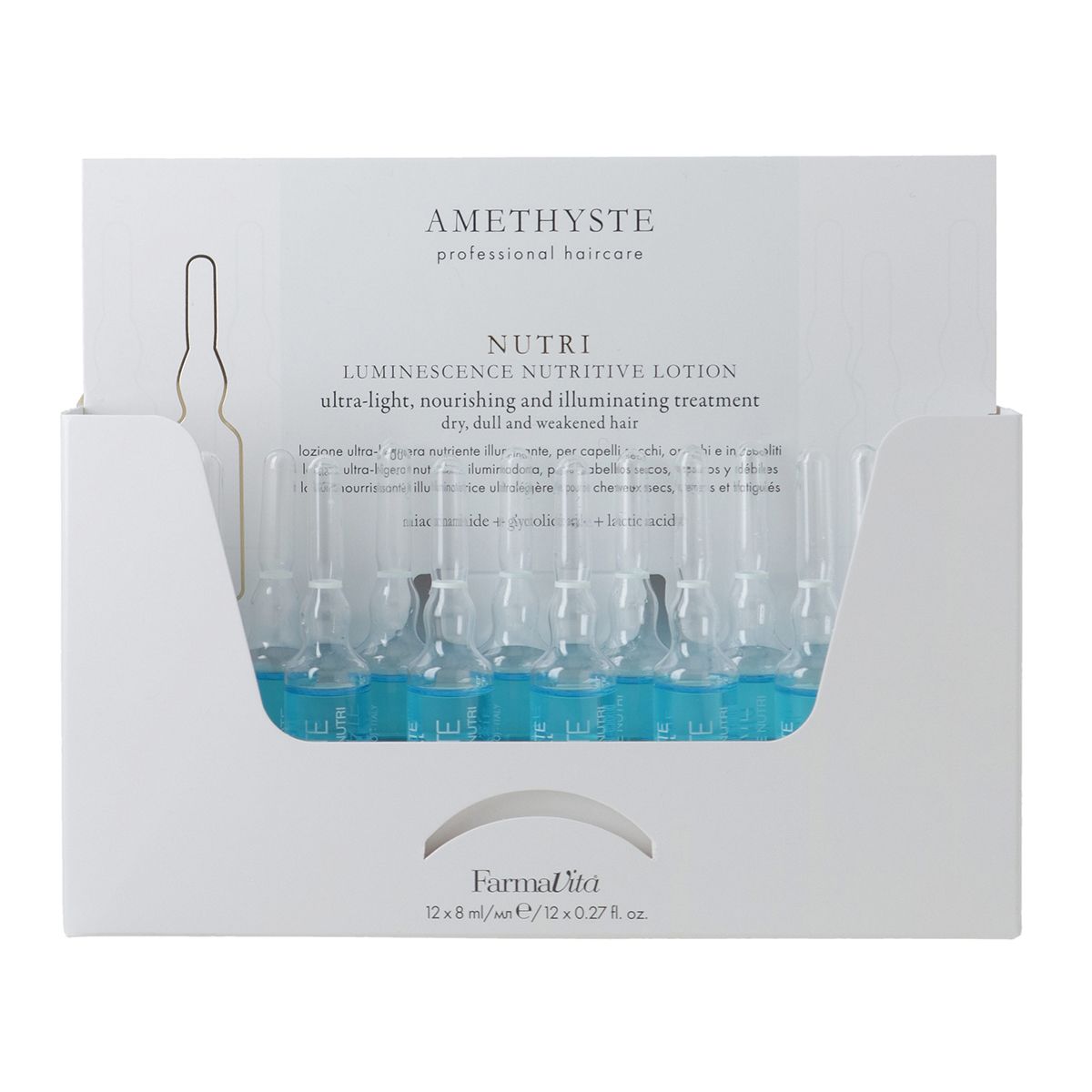 Farmavita amethyste nutri luminiscenční výživné mléko 10x10ml