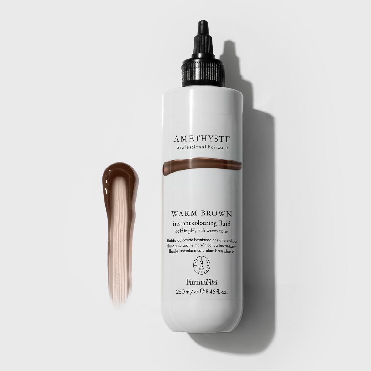 Farmavita amethyste instant coloring fluid warm brown 250ml