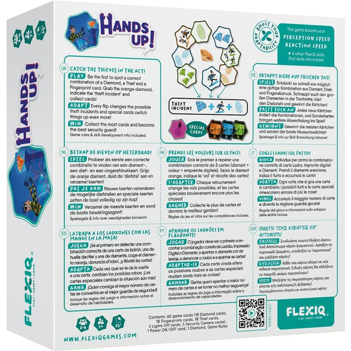 Asmodee hands up! card game