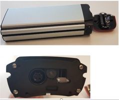 Gazelle baterija innergy 36v9a 314wh dolga li-ion srebrna