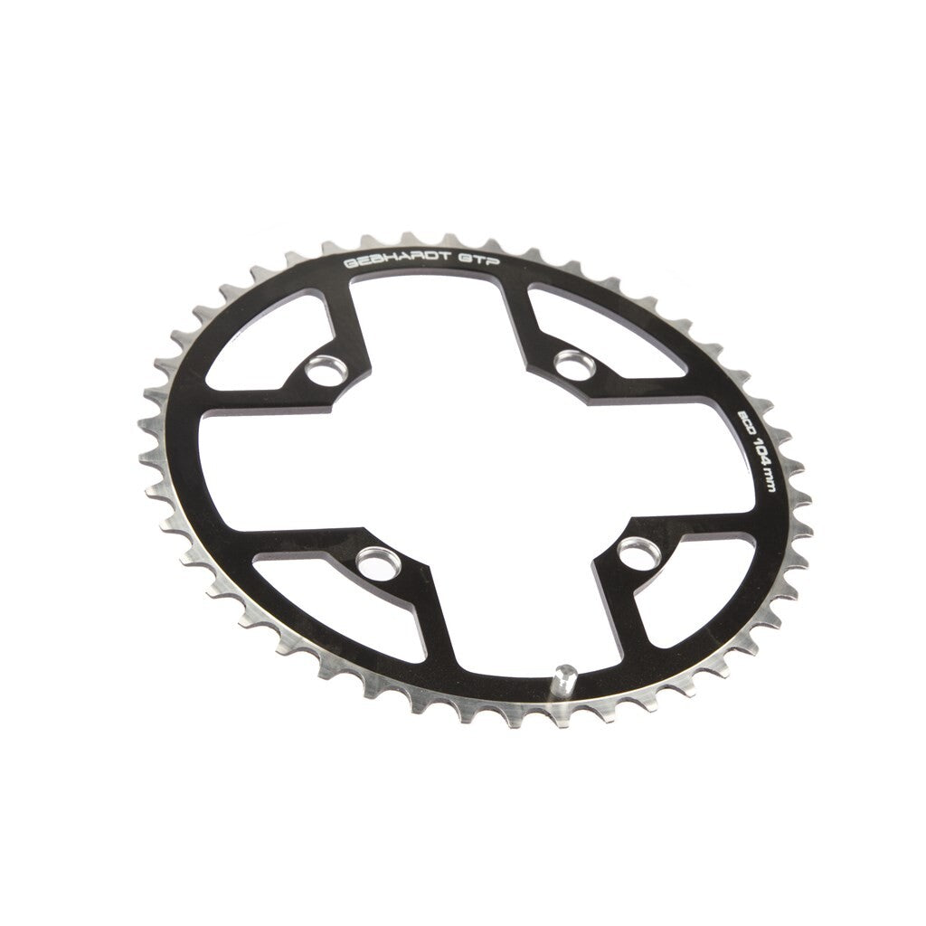 Gebhardt chainring 40t bcd 104mm 4 arms, black