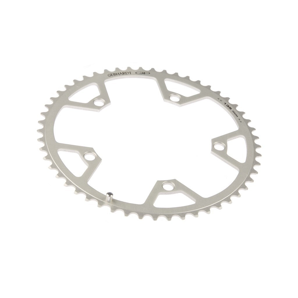 Gebhardt chainring 52t ø135mm 5 arms, silver