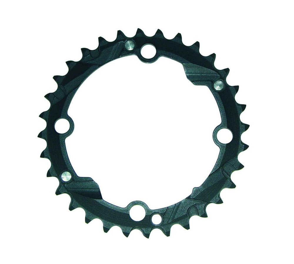 Gebhardt chainring cnc vm 34t bcd 104mm 4 arms, black