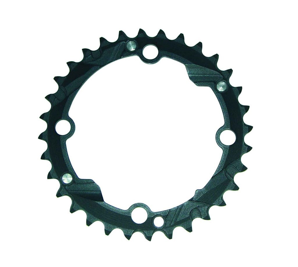 Gebhardt chainring cnc vm 34t bcd 104mm 4 arms, black