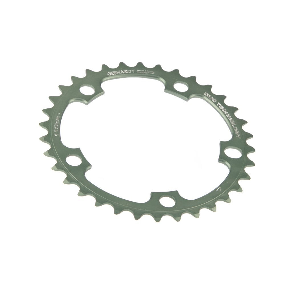 Gebhardt chainring titan cnc utvm 38t bcd110mm 5arm, black
