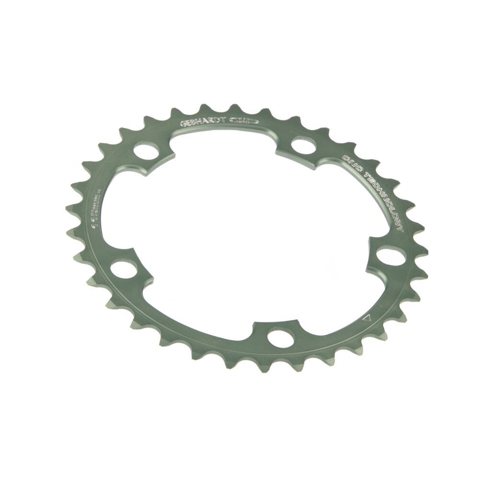 Gebhardt chainring titan cnc utvm 46t bcd110mm 5arm, black