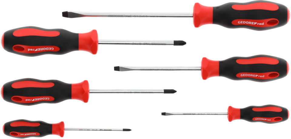 Gedore Red destornillador RECHE Cross (pH) + ranura de 6 piezas