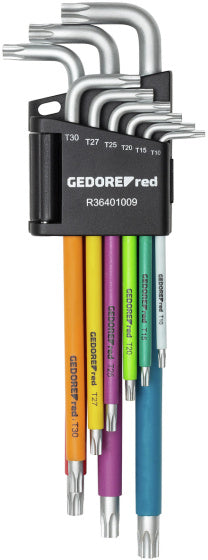 Gedore red Torx key set (T10-50) long 9-piece