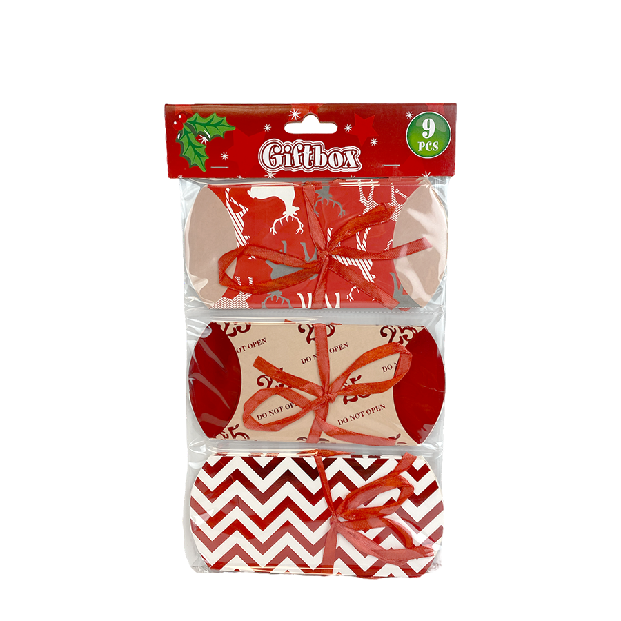 Подаръчни кутии Коледа, 9 бр.