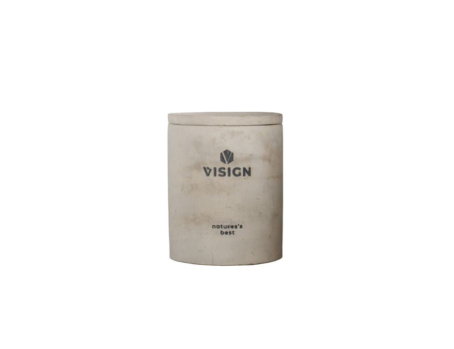 Visign nature scented candle concrete - nature's best