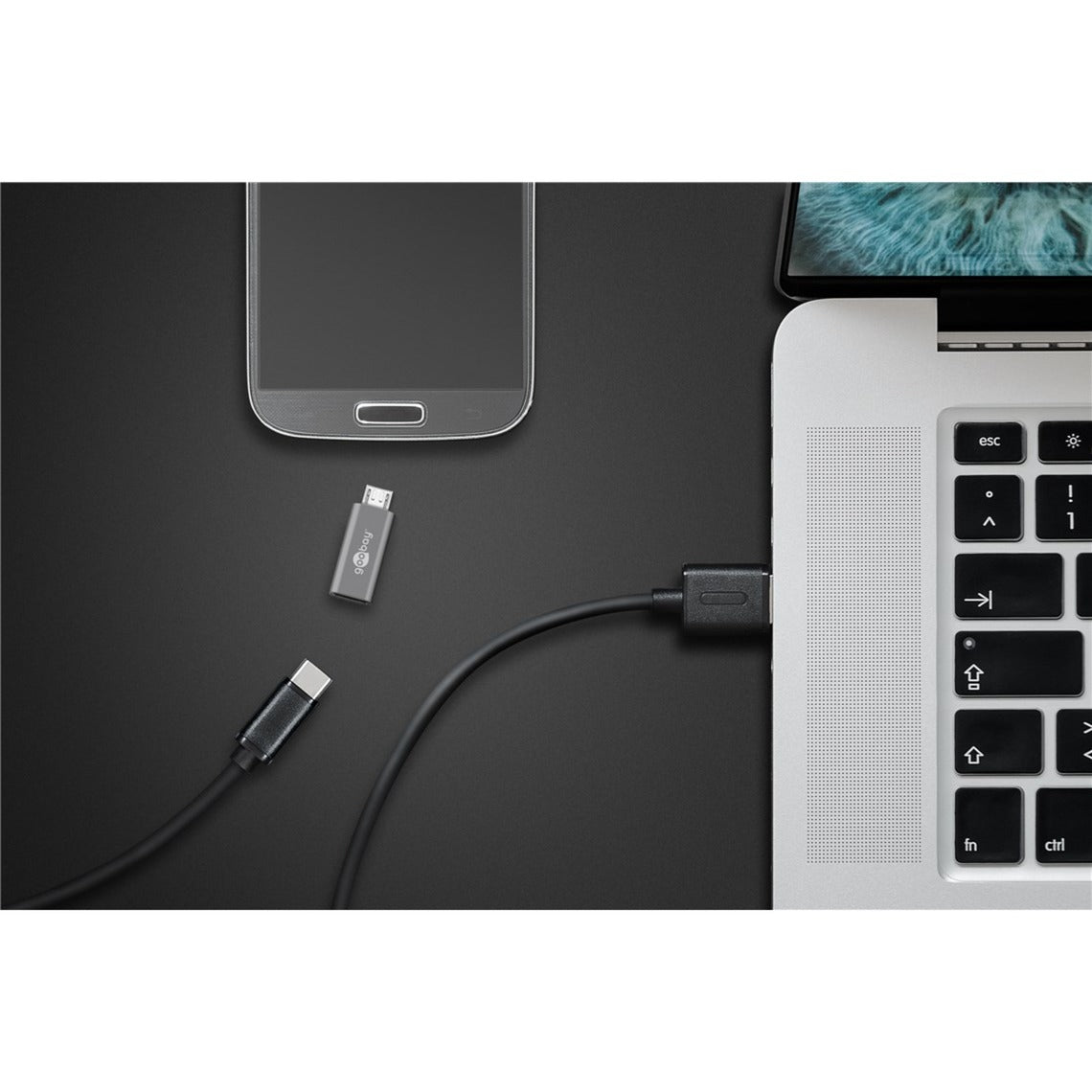 Goobay USB-C към Micro USB адаптер
