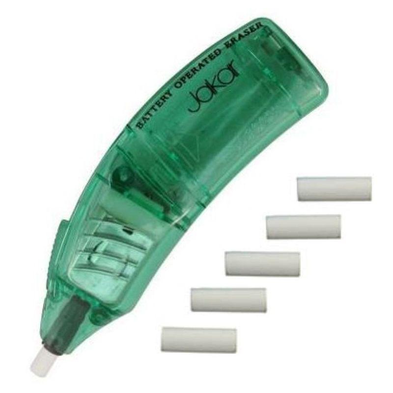 Van der Doelen Electronic Gum, arbeitet an Batterien in verschiedenen Farben