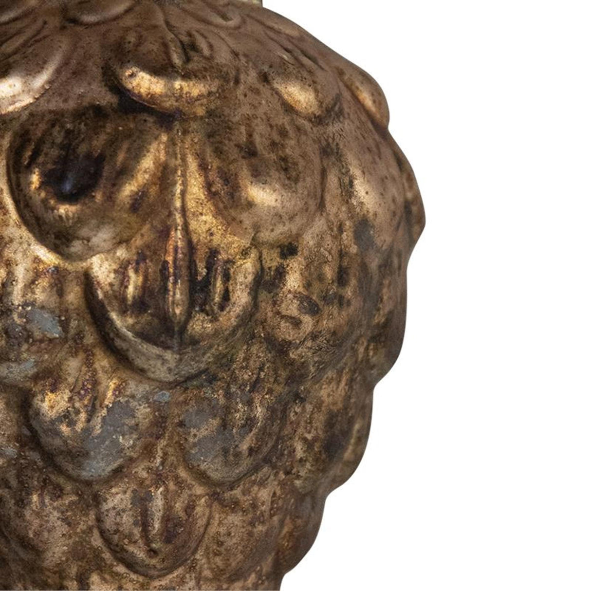 Kerstbal dennenappel antiek bruin ø8cm