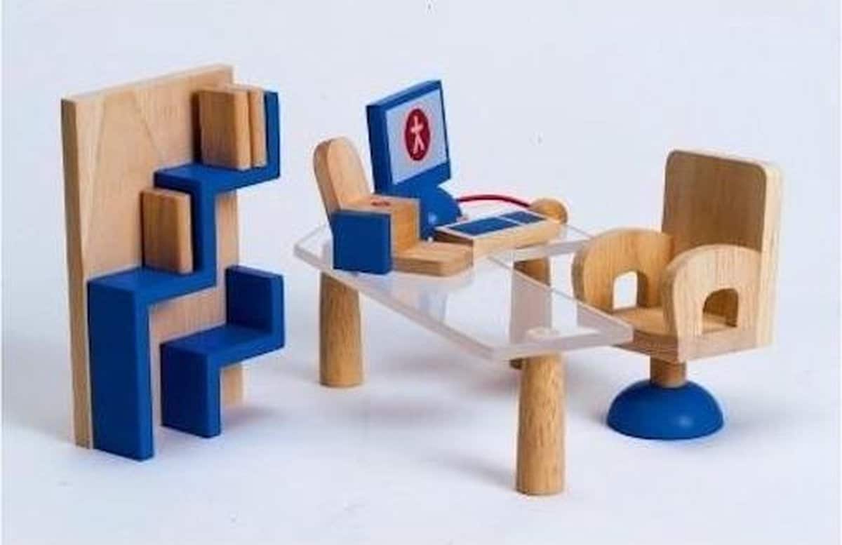 Van derdoelen wanju study room for dollhouse