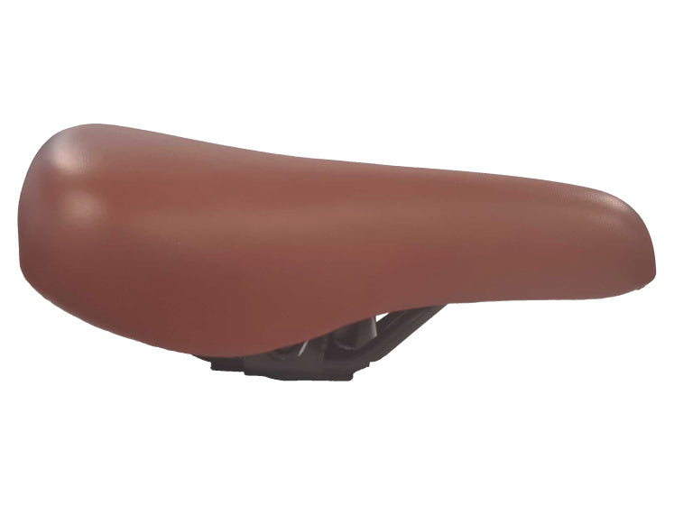 Hi-Point-Sattel für Kinderfahrrad 12 oder 14 Zoll Kunstleder braun