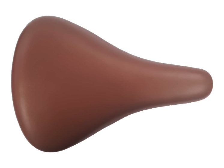 Hi-Point-Sattel für Kinderfahrrad 12 oder 14 Zoll Kunstleder braun