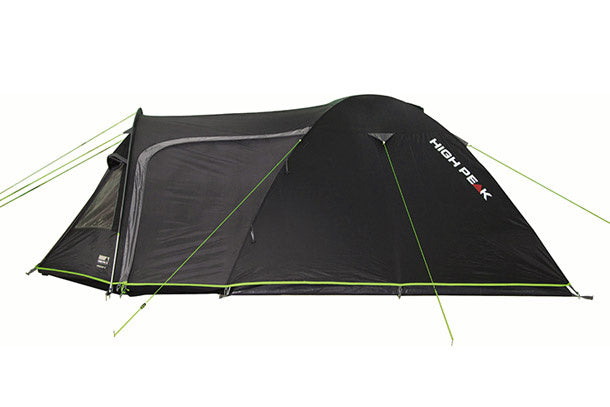 High Peak Family Tent Meso 4-Person 360 x 240 x 130 cm noir