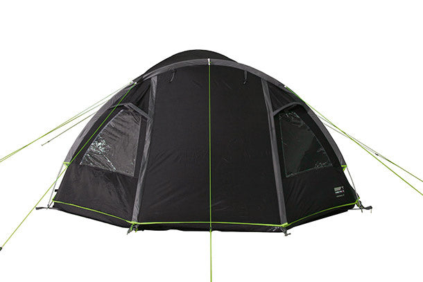 High Peak Family Tent Meso 4-Person 360 x 240 x 130 cm noir