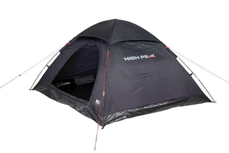 Tente de famille monodome high Peak XL 4 personnes 240 cm noir
