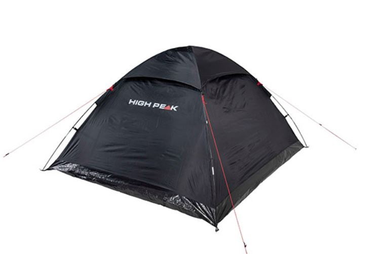 Tente de famille monodome high Peak XL 4 personnes 240 cm noir