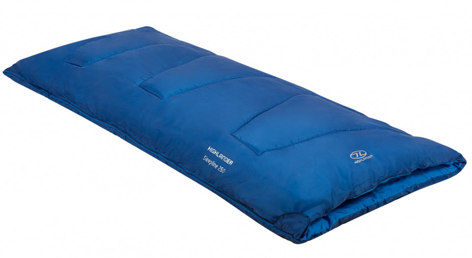 Highlander Sleepline 250 Sleeping Bag Envelope 195 cm Blue