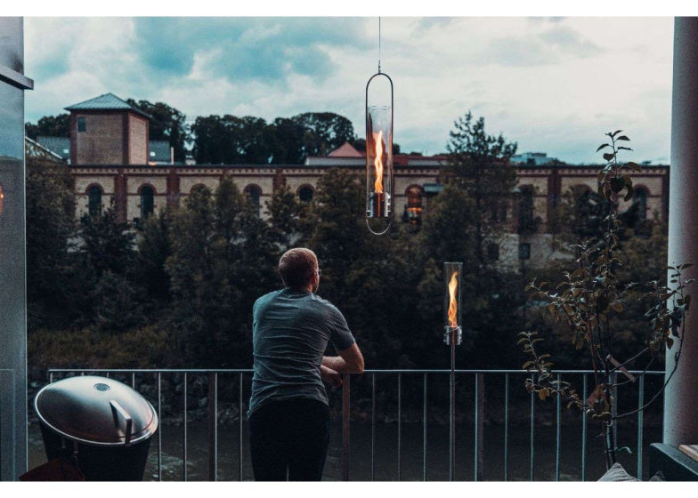 Höfats spinnen 120 Atmosphäre Laternen hängen 150 cm Edelstahl Silber