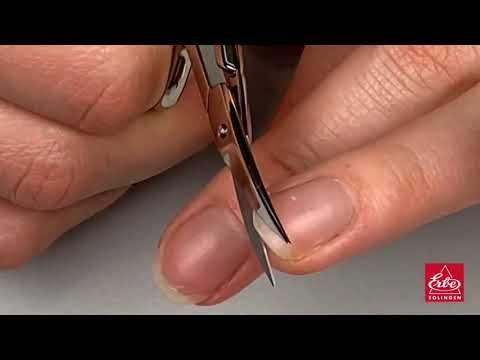 Erbe solingen nail scissors micro-serrated 9cm (erbe91380)