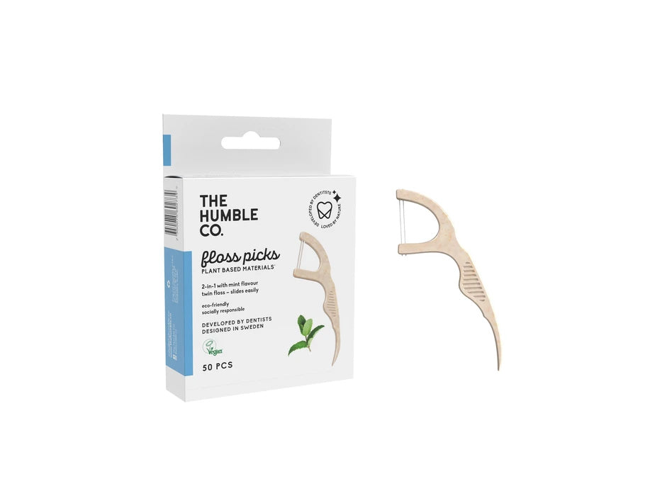 The Humble Co. Toothpicks + Dental Floss - Mint