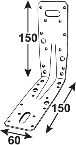 Connex förstärkt fyrkant 150x150x60 vz - hv701326