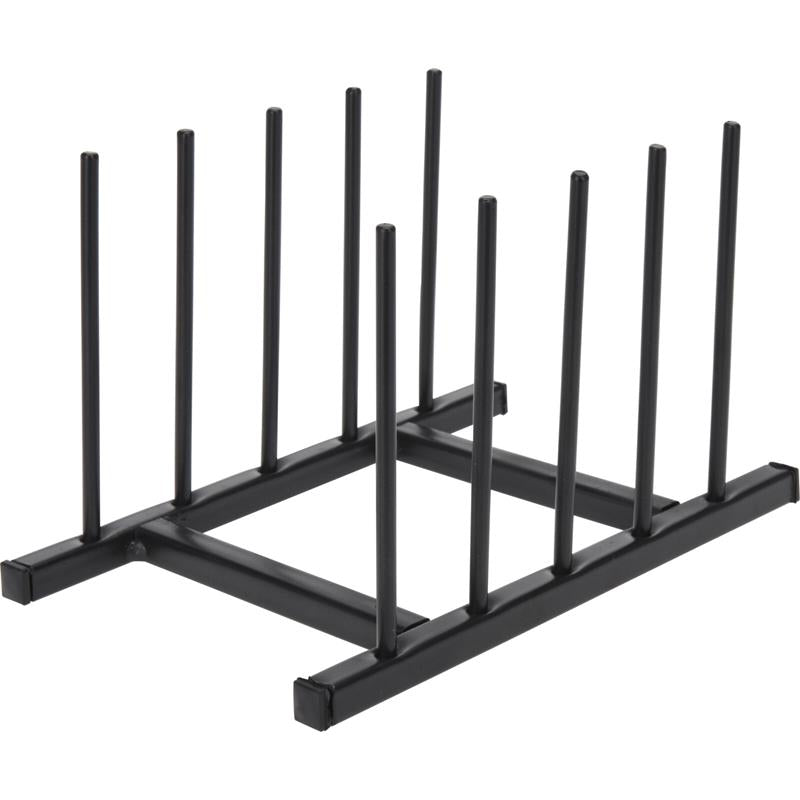 Utmerket husholdningsutstyr tallerkenholder metall 20x12,5cm