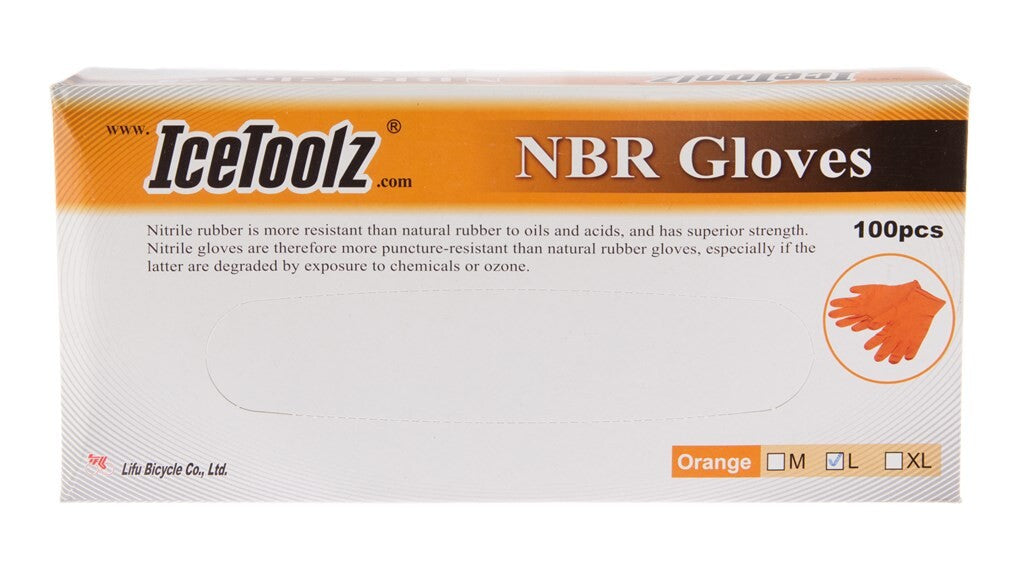 Icetoolz gloves NBR nitrile, size L, 100 pcs, 17g4