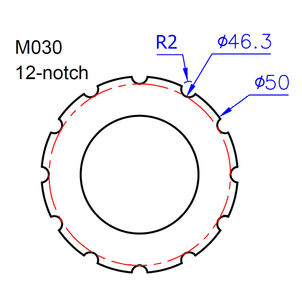 Buzaglo icetoolz bottom bracket tool 12t praxis works m030