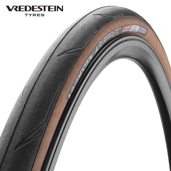 Vredestein Tire SuperPasso 700 x 25c Black Transparent