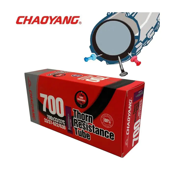 Chaoyang 28x1 5 8x1 3 8 (37 40-622) anti-puncture 3.7 mm (thorn resistance) fv 48 mm y122508+3