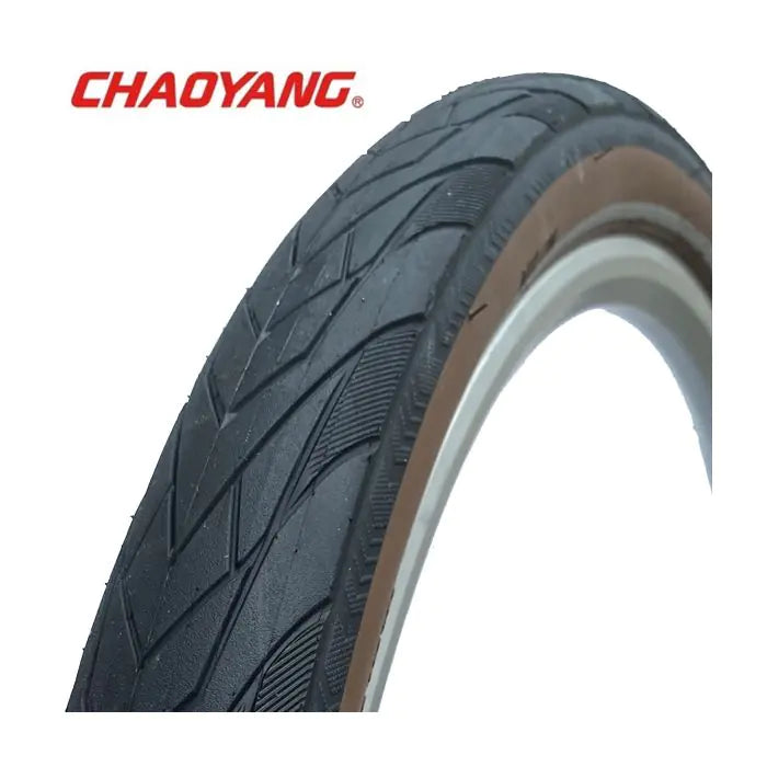 Chaoyang 28x1 5 8x1 3 8 (37-622) gheppio filo reflex nero-marrone con antiforatura da 5 mm w211187