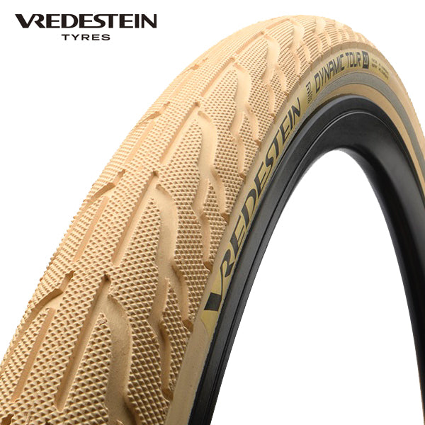 Vredestein Reifen Dynamische Tour 28 x 1 5 8 x 1 3 8 Creme Refli