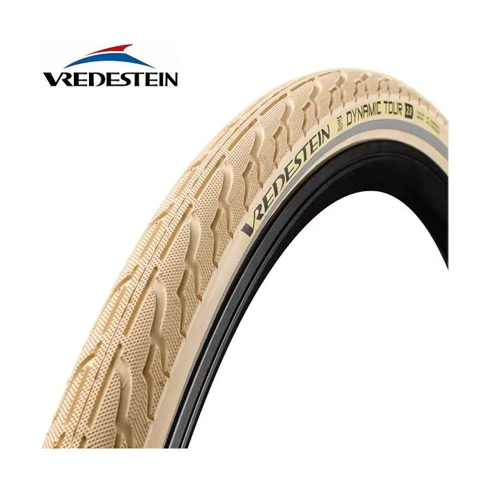 Vredestein outer tire Dynamic Tour 28 x 1 5 8 x 1 3 8 cream refl