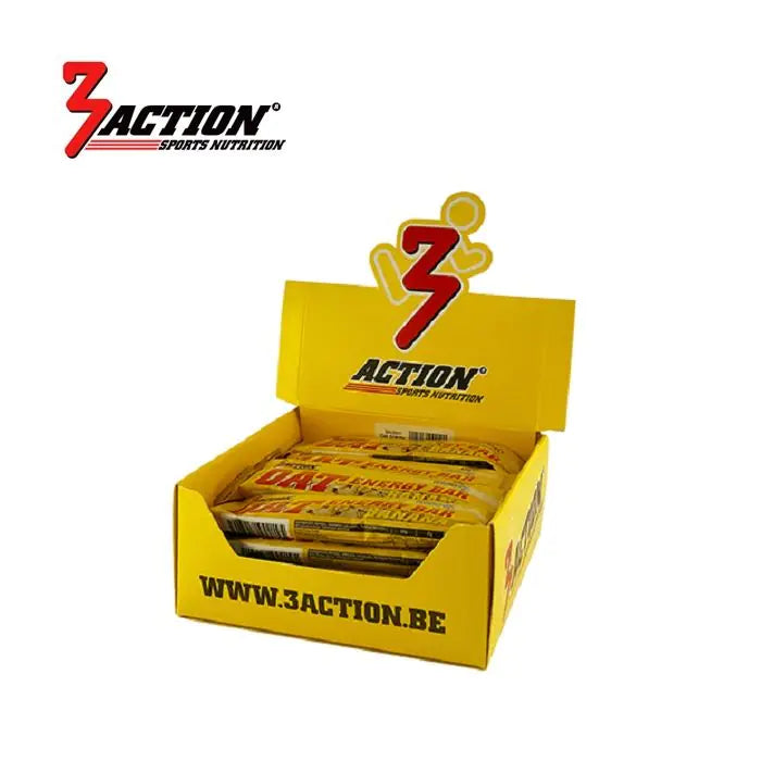 3action energy bar banana 45 grams - display box 20 pieces - 1202030008