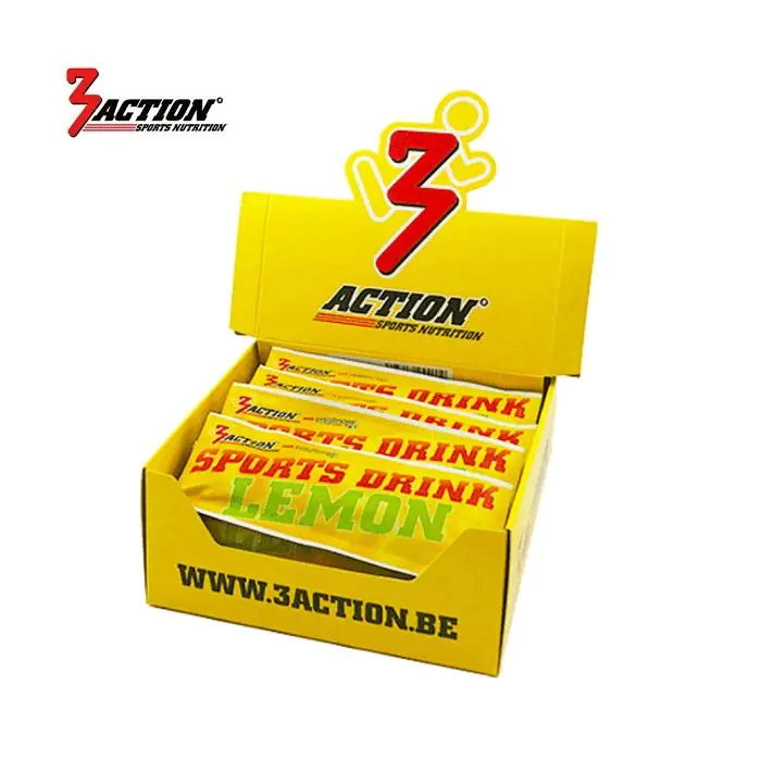 3action sport drink limone bustine 30 grammi - espositore 25 pezzi - 1202000001