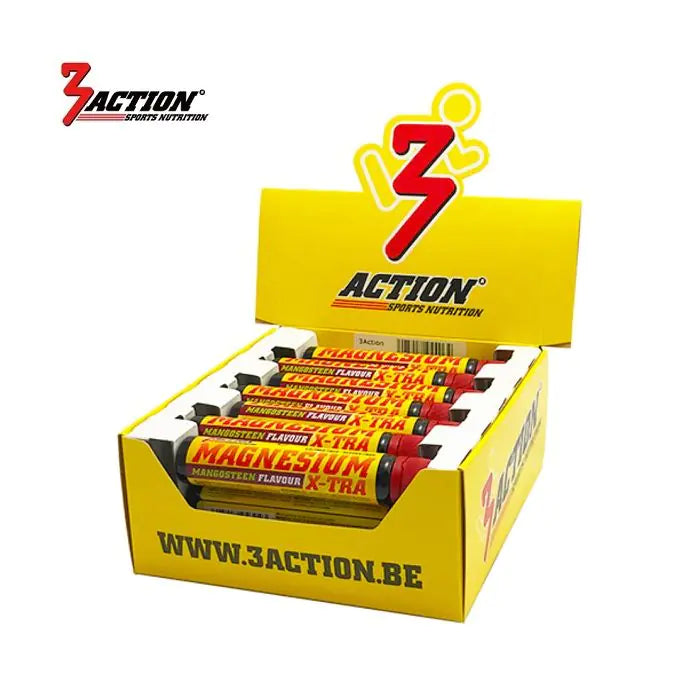 3action Magnesium X-tra Kartuschenampulle 25 ml – Displaybox 21 Stück – 1202010005