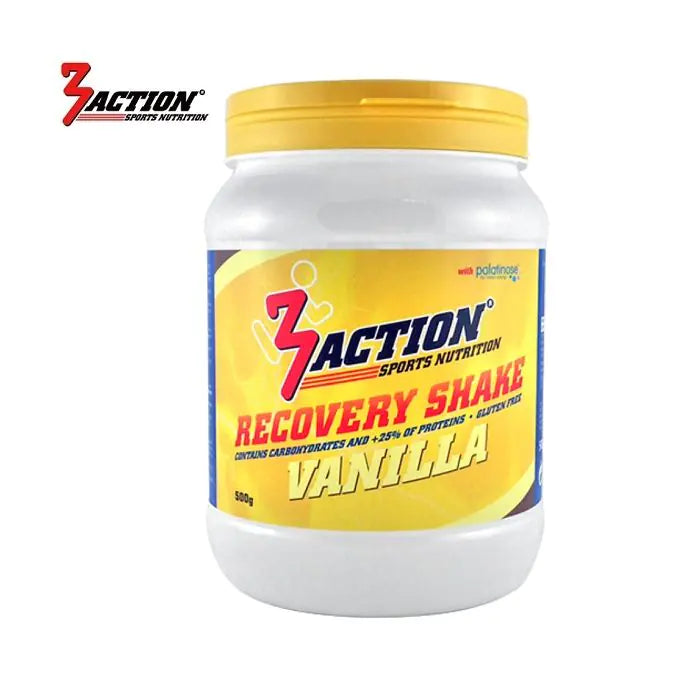 3action recovery shake vanilla 500 grams 1201000040