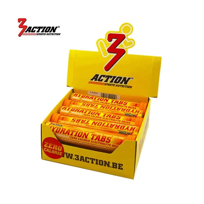 3action Hydration Tabs Orange Tube 20 Tabs – Displaybox 10 Stück – 1202040002