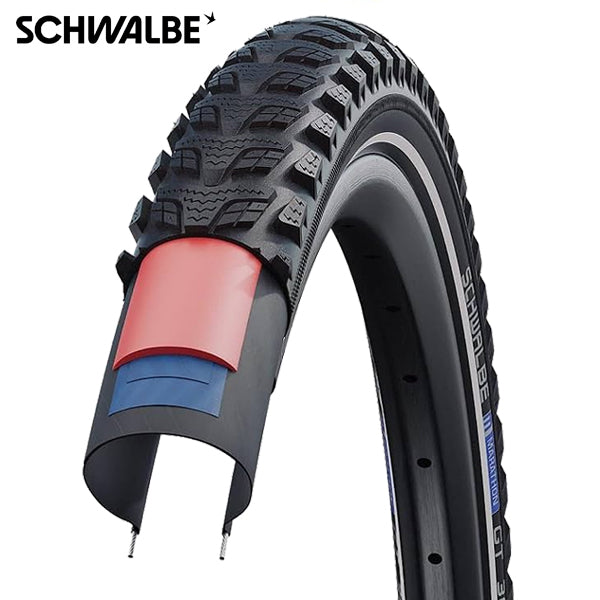 Schwalbe 20x1.50 (40-406) marathon gt 365 hilo reflex negro 11101341