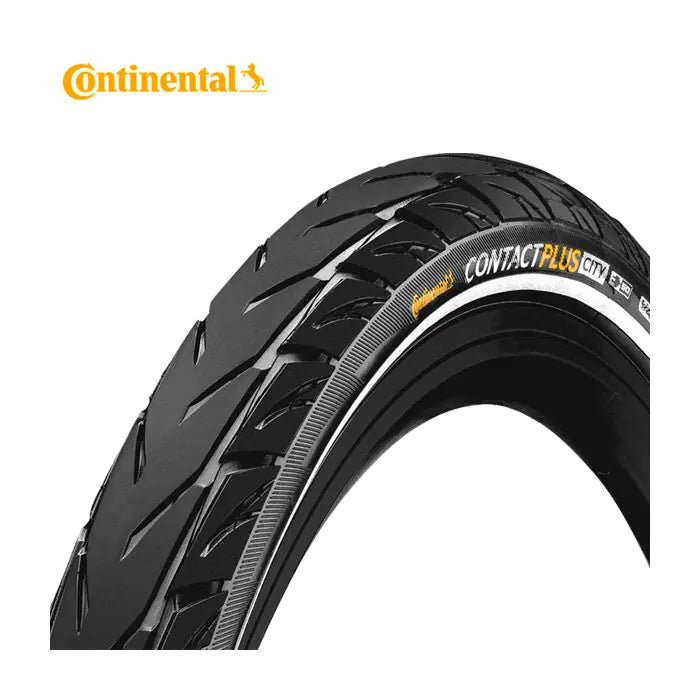 Continental Buitenband contact plus city 42-622 (28x1.60) zwart reflex